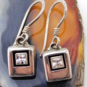 925 silver drop earrings